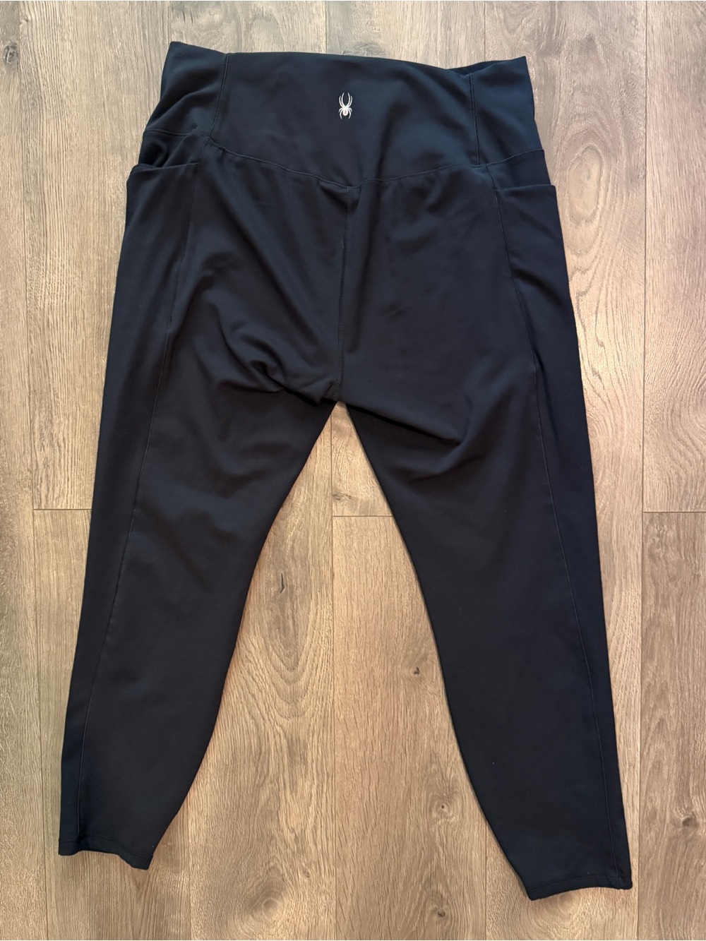 Spyder Active Black High Rise Pocket Leggings XL Athletic Yoga Pants